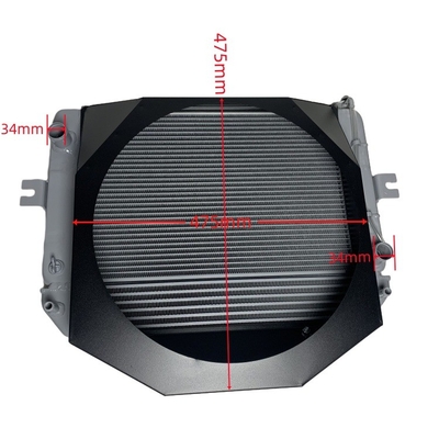 포크리프트 부품 K9DH2-10101LD HELI CPCD30 회색을 위한 수압 라디에이터
