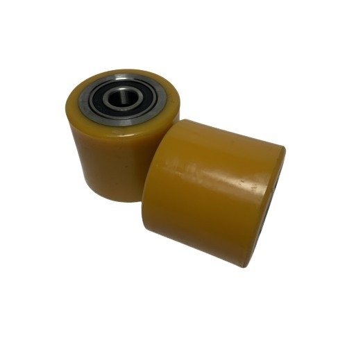 제조 공장 80*70mm 6204 라인더 팔레트 트럭용 레이어 PU 로딩 휠